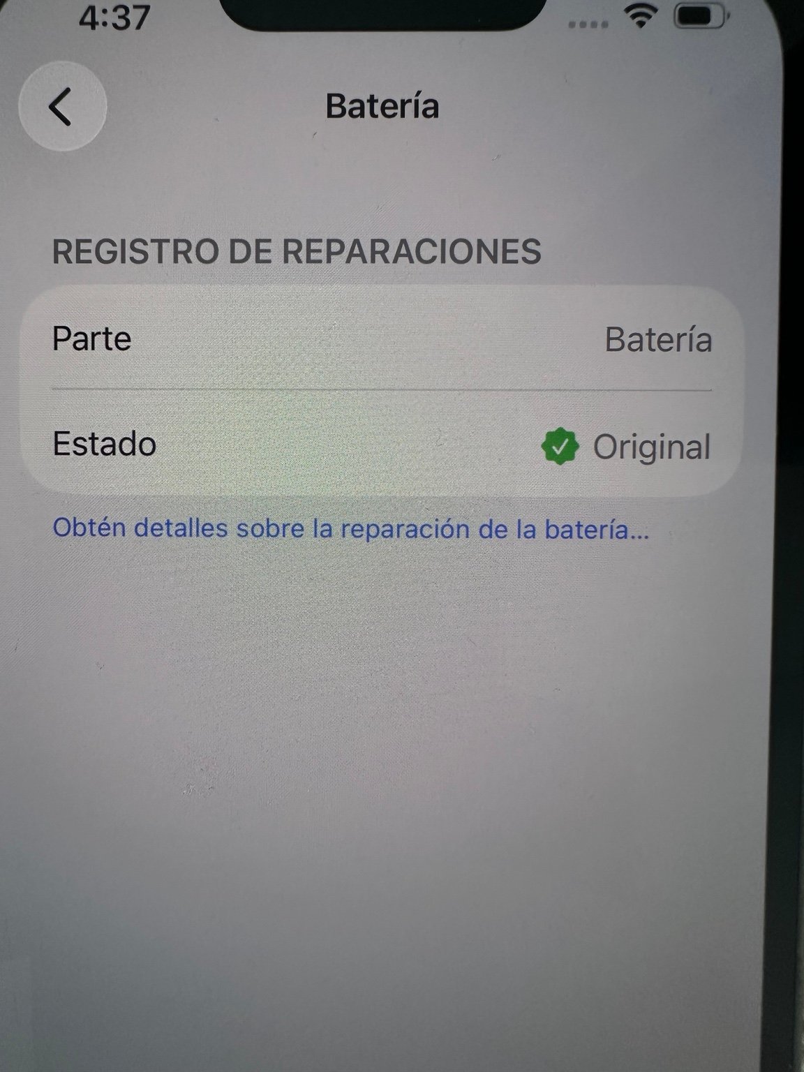 Estado original